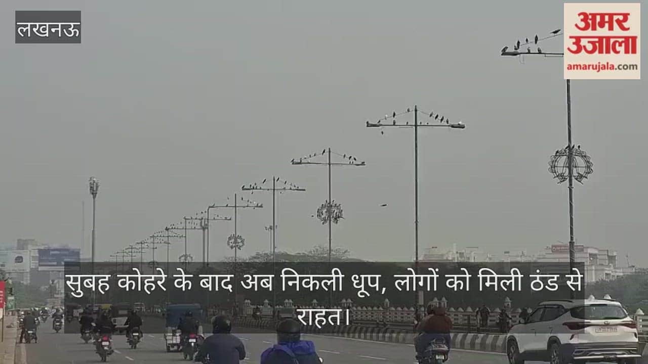 Video: सुबह कोहरे के बाद अब निकली धूप, लोगों को मिली ठंड से राहत