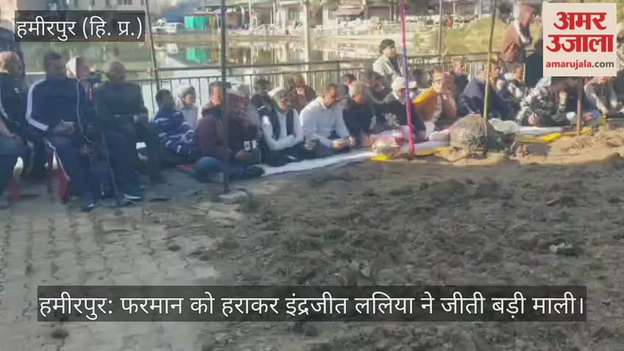 Hamirpur: Indrajeet Lalia defeated Farman to win the major wrestling match.