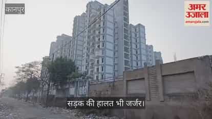 कानपुर: कृष्ण विहार मार्ग बना डम्पिंग यार्ड, कूड़े के पहाड़ के बीच से गुजरने को मजबूर लोग