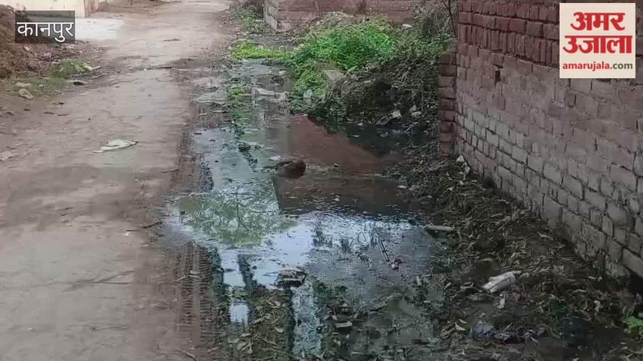 Kanpur: Sewage water has flooded the streets of Tikra