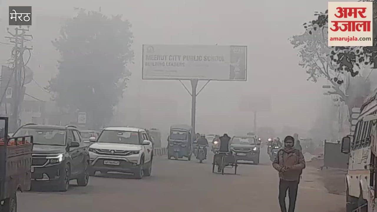 Meerut: dence fog in Meerut, cold waves