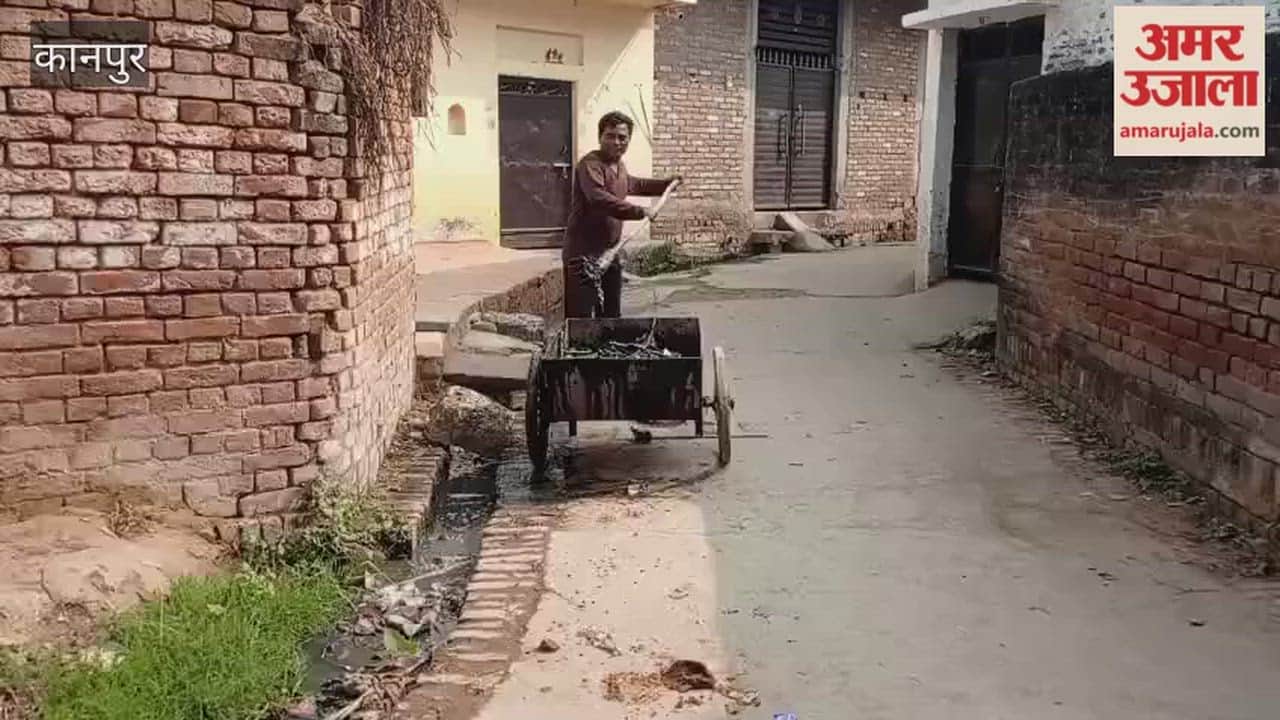 Kanpur: Impact of news report, cleaning work begins in Kursauli