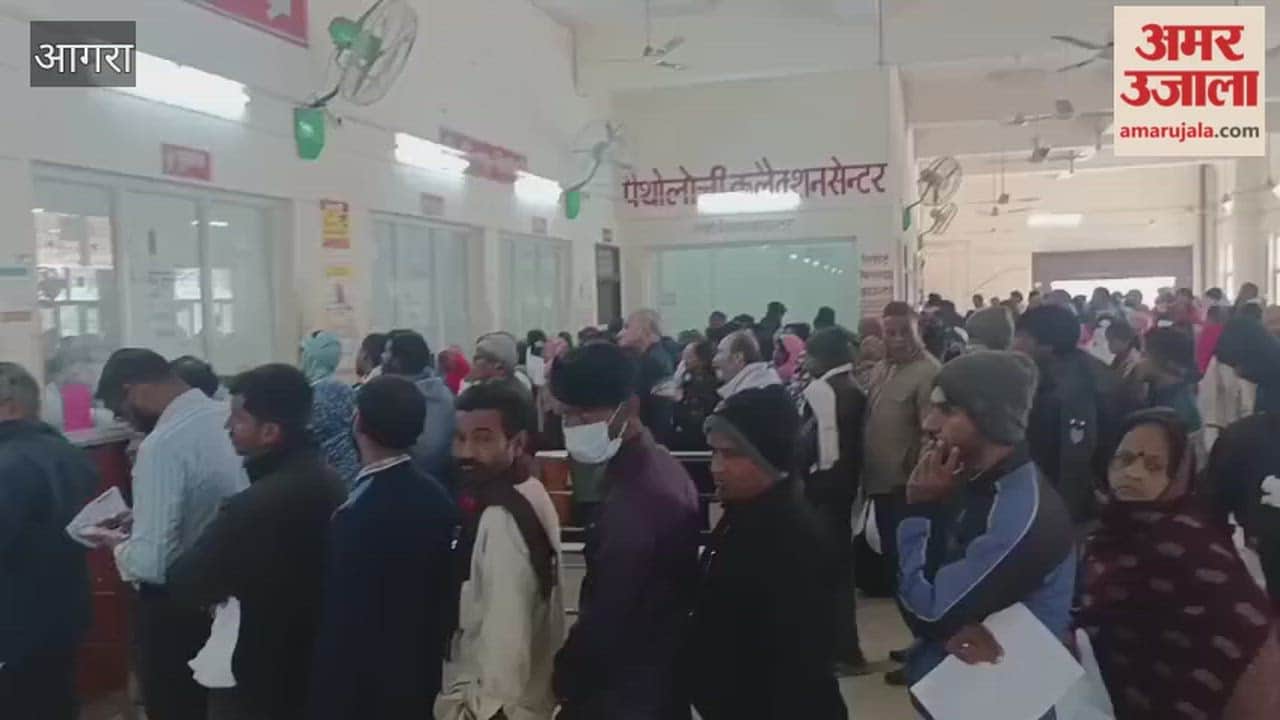 Patient Rush Overwhelms SN Medical College Long Queues as Seasonal Illnesses Rise