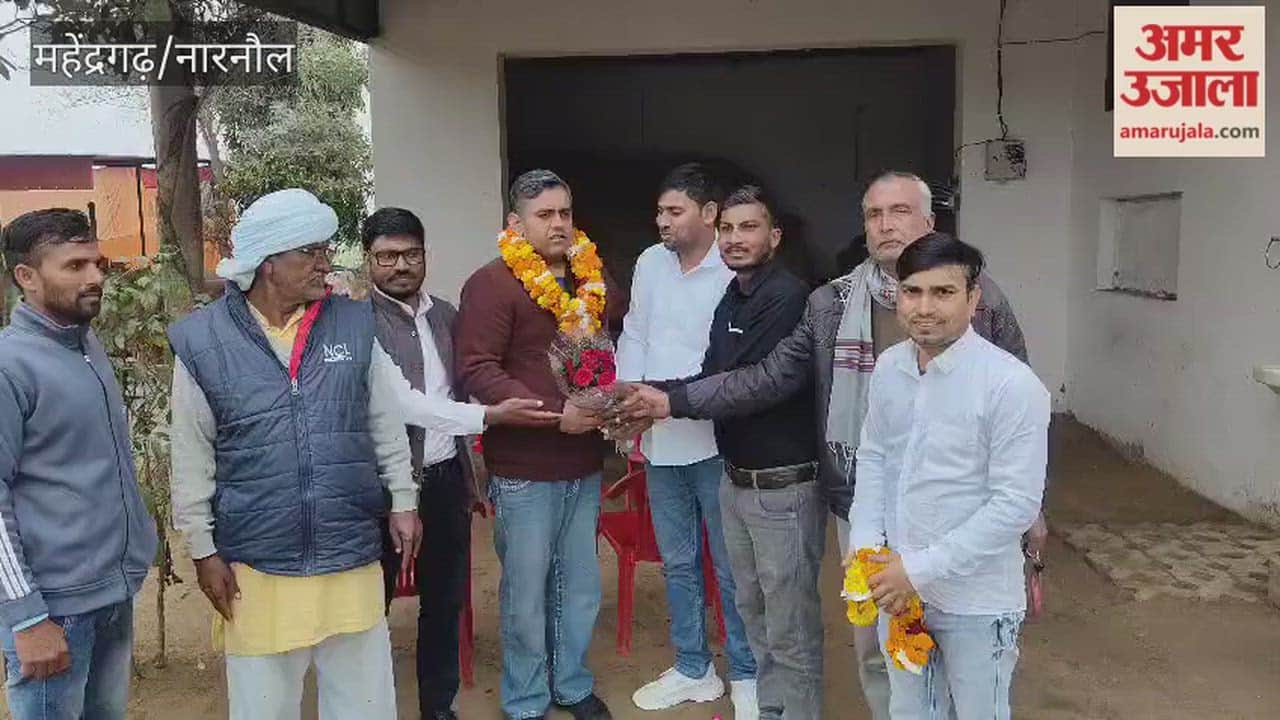 Youth Congress State President Nishit Kataria was welcomed by the workers