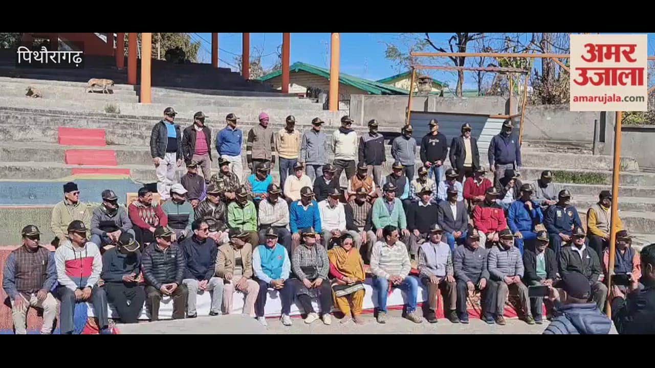 Ex-servicemen protest against shifting of Environment Battalion continues for fifth day