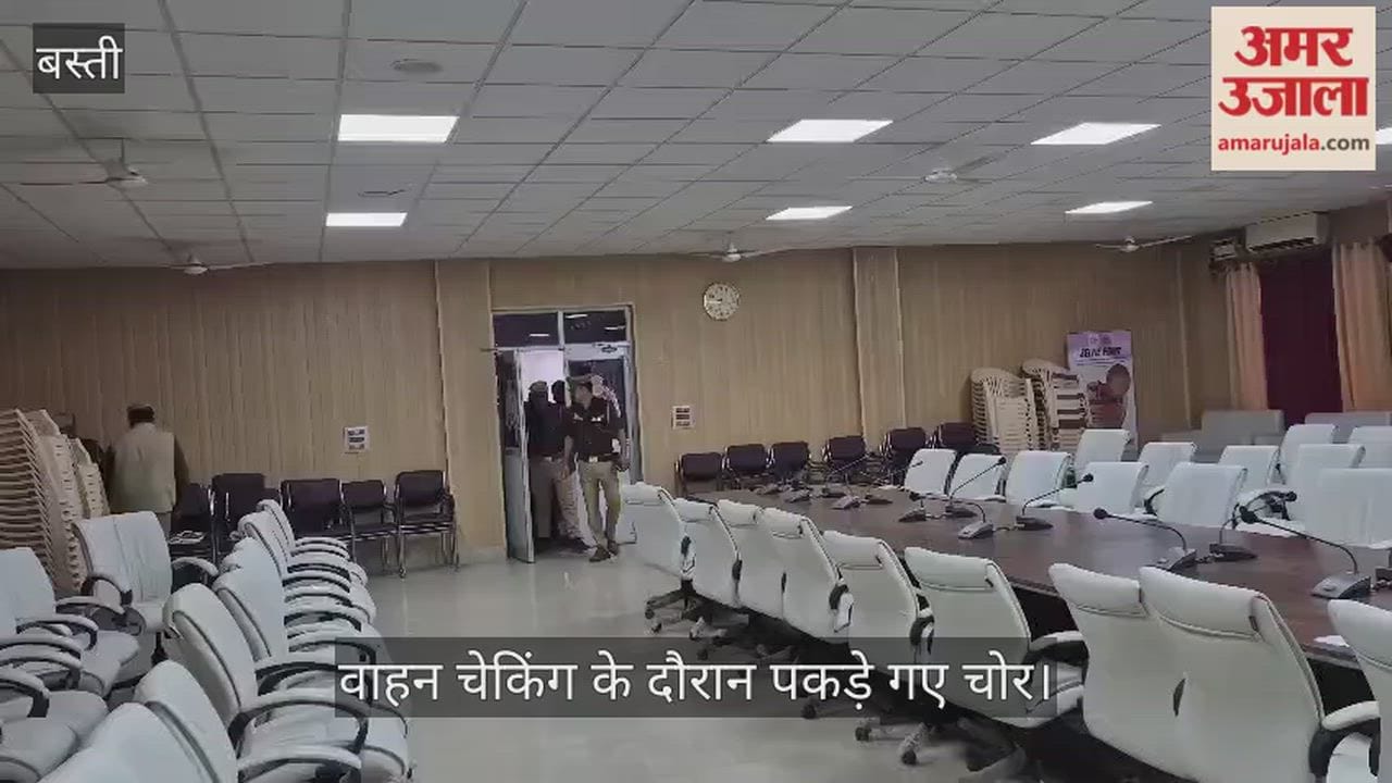 Two thieves caught during vehicle checking