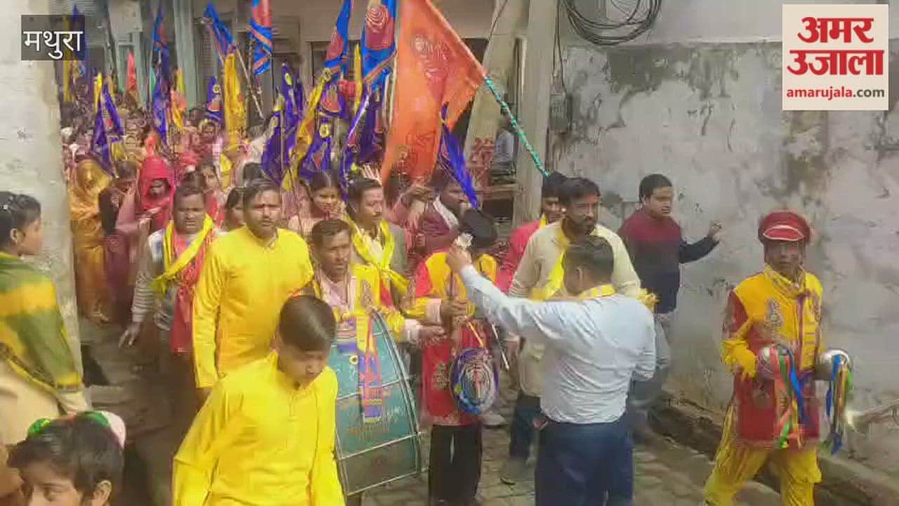 grand procession was taken out on first anniversary of Khatu Shyam Temple