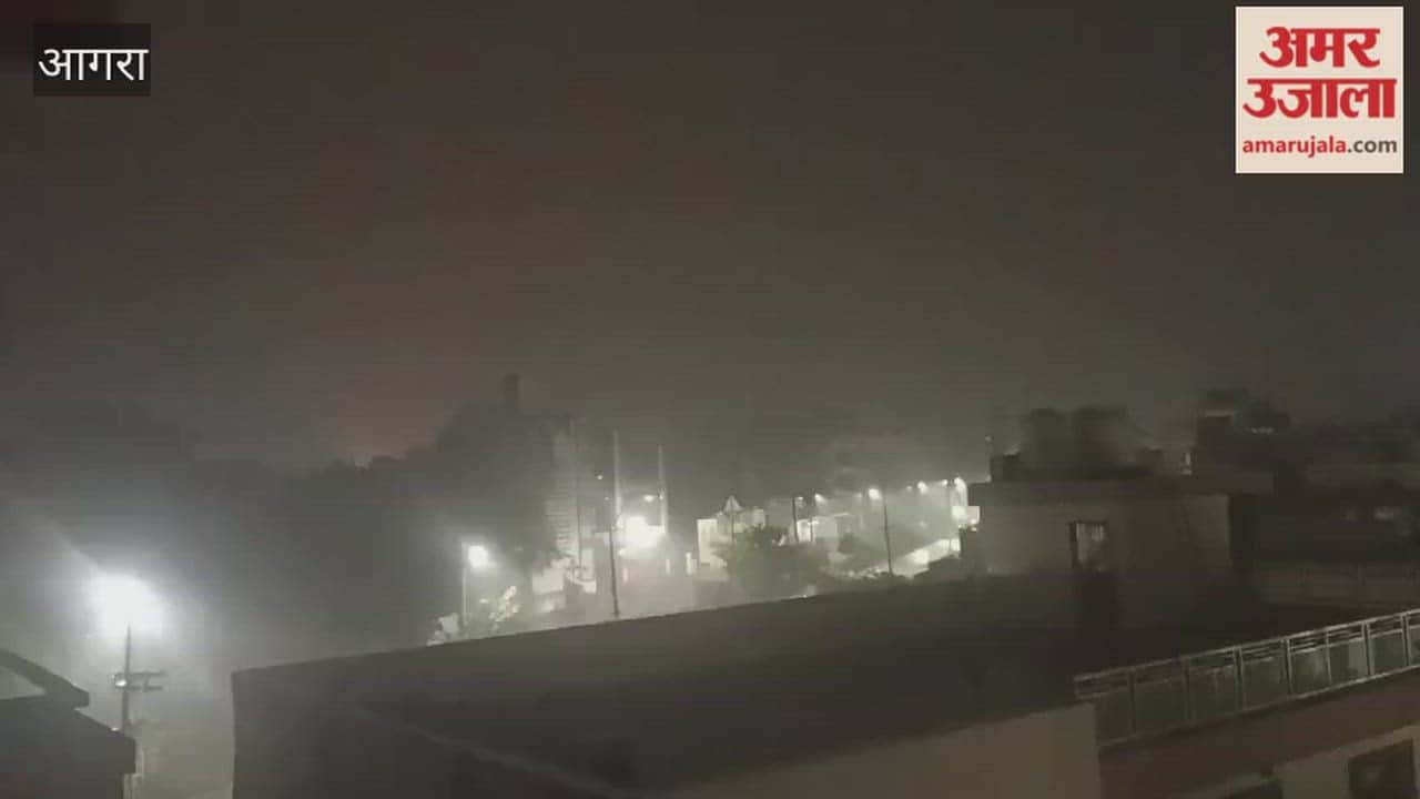 rain has increased cold in Agra