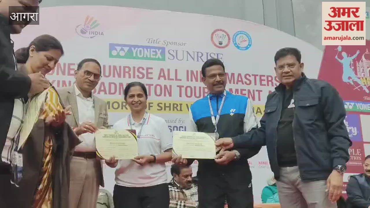 badminton competition was organized in Agra