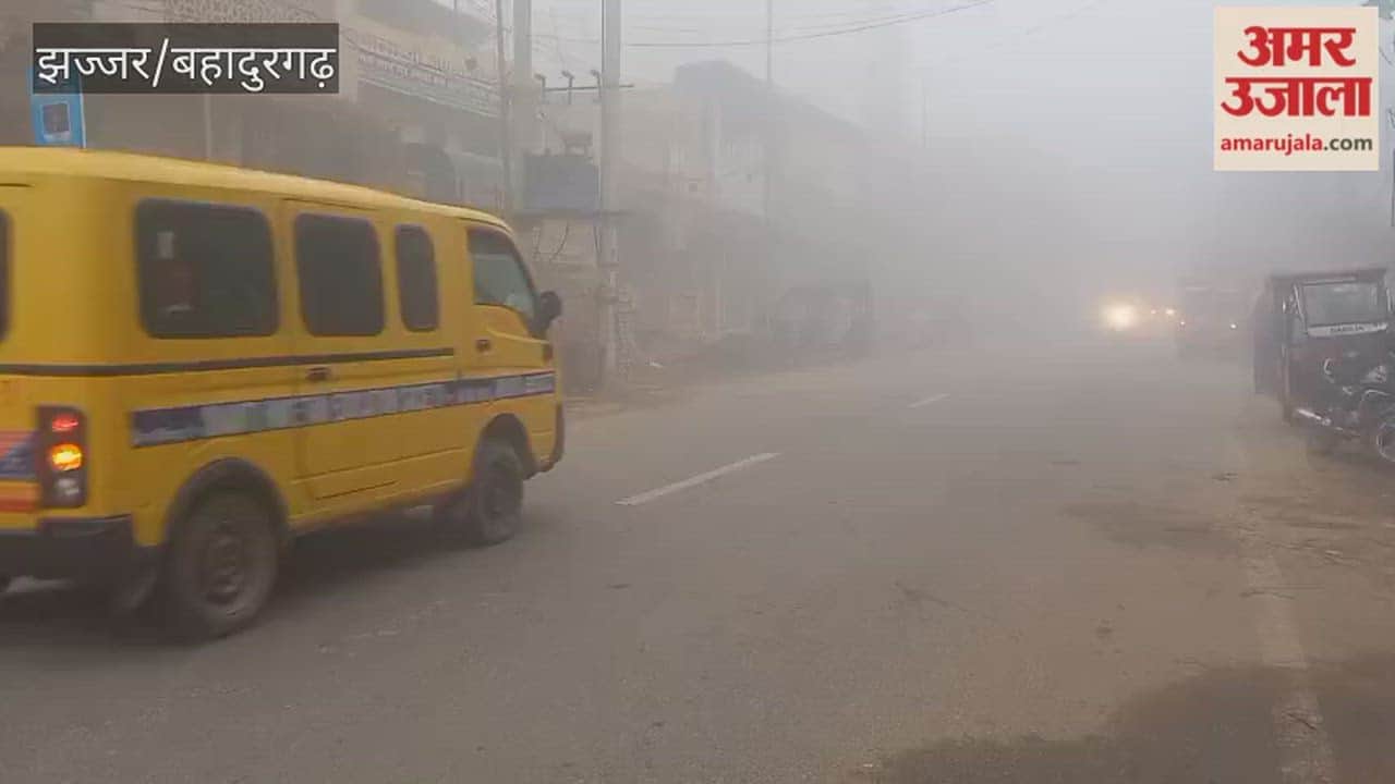 Dense fog in Jhajjar