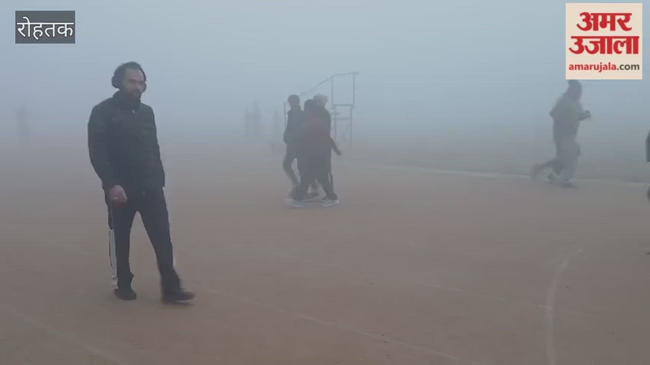 Dense fog in Rohtak