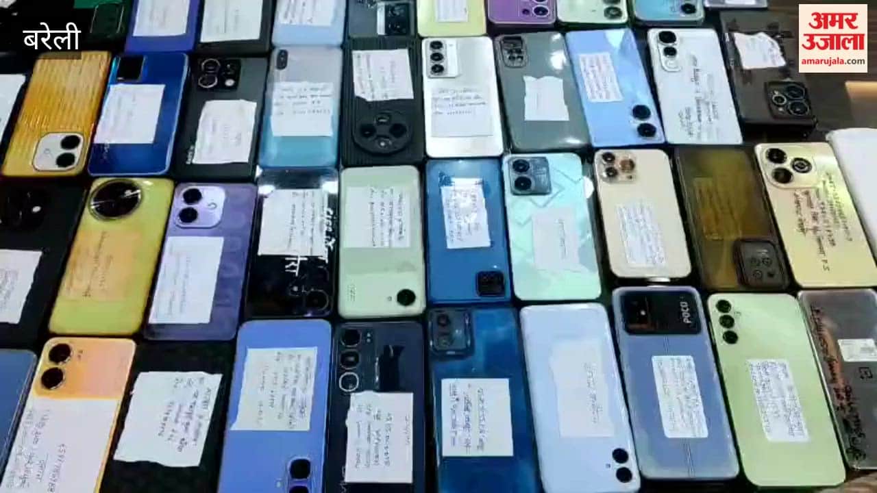 Police recovered 516 mobile phones in one month and returned them to their owners in bareilly