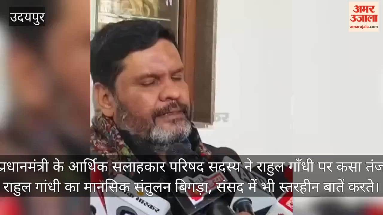 He talks low level thing in Parliament PM Modi economic advisor Gaurav Vallabh attacks Rahul Gandhi in Udaipur