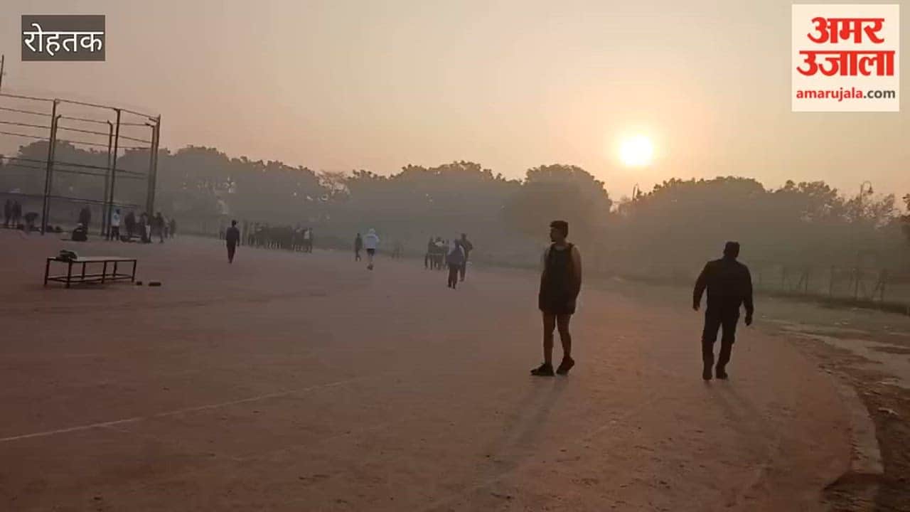In Rohtak, there was light fog in the morning, and the minimum temperature was 9.4 degrees Celsius.