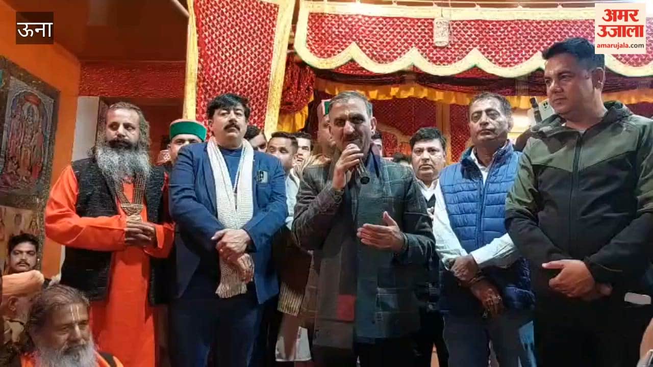 Una CM Sukhu participated in the religious festival at Shri Radhakrishna Temple Kotla Kalan