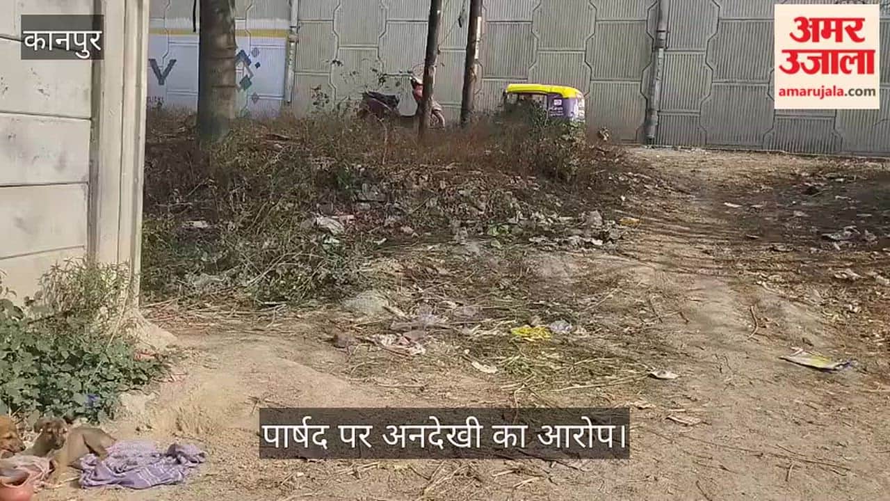 कानपुर: अहिरवां में गंदगी का अंबार, सड़क किनारे जमा कूड़े से राहगीर परेशान