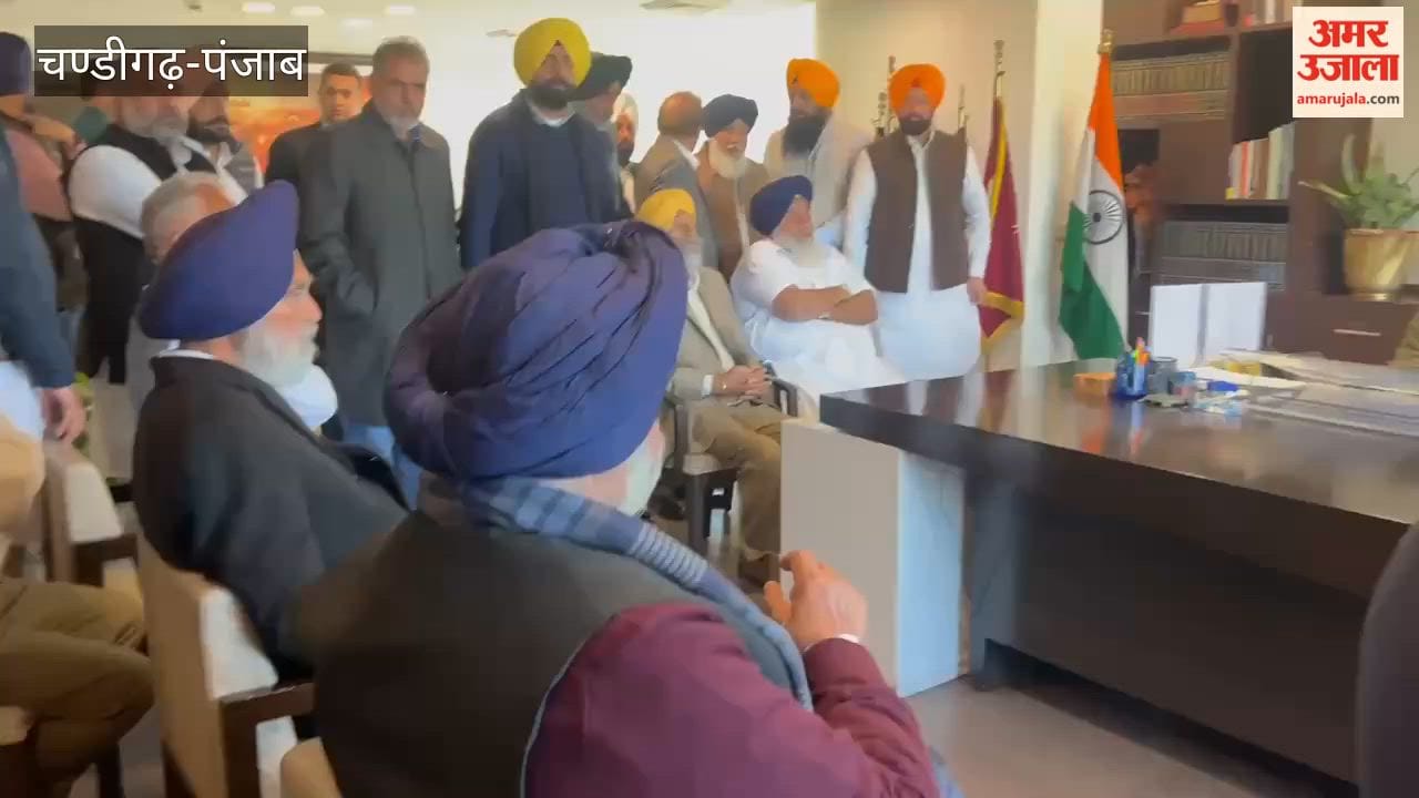 Sukhbir Badal met with the DGP over the deteriorating law and order situation in Punjab.