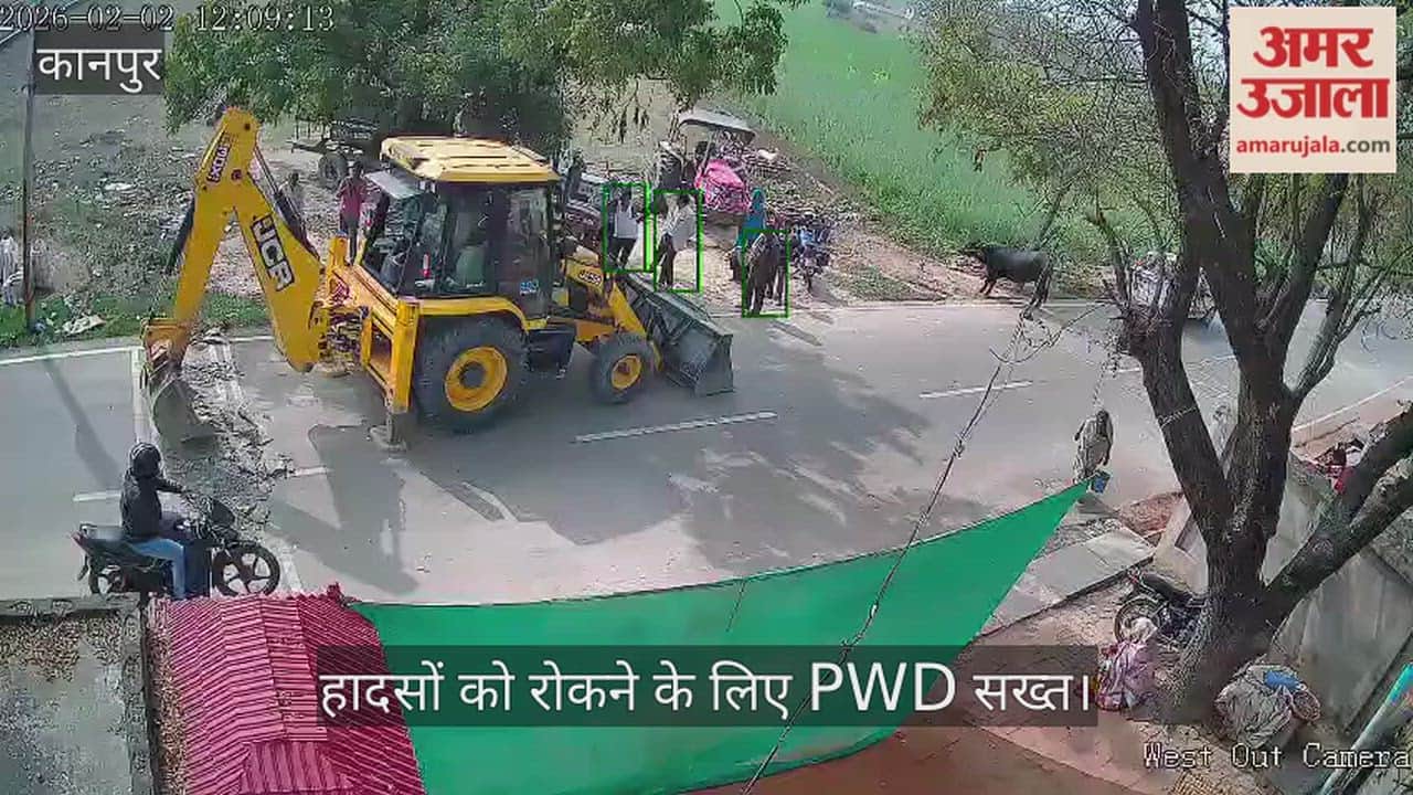 कानपुर: भीतरगांव में अवैध कब्जों पर चला बुलडोजर, बारीगांव के पास ग्रामीणों द्वारा बनाए ब्रेकर ध्वस्त