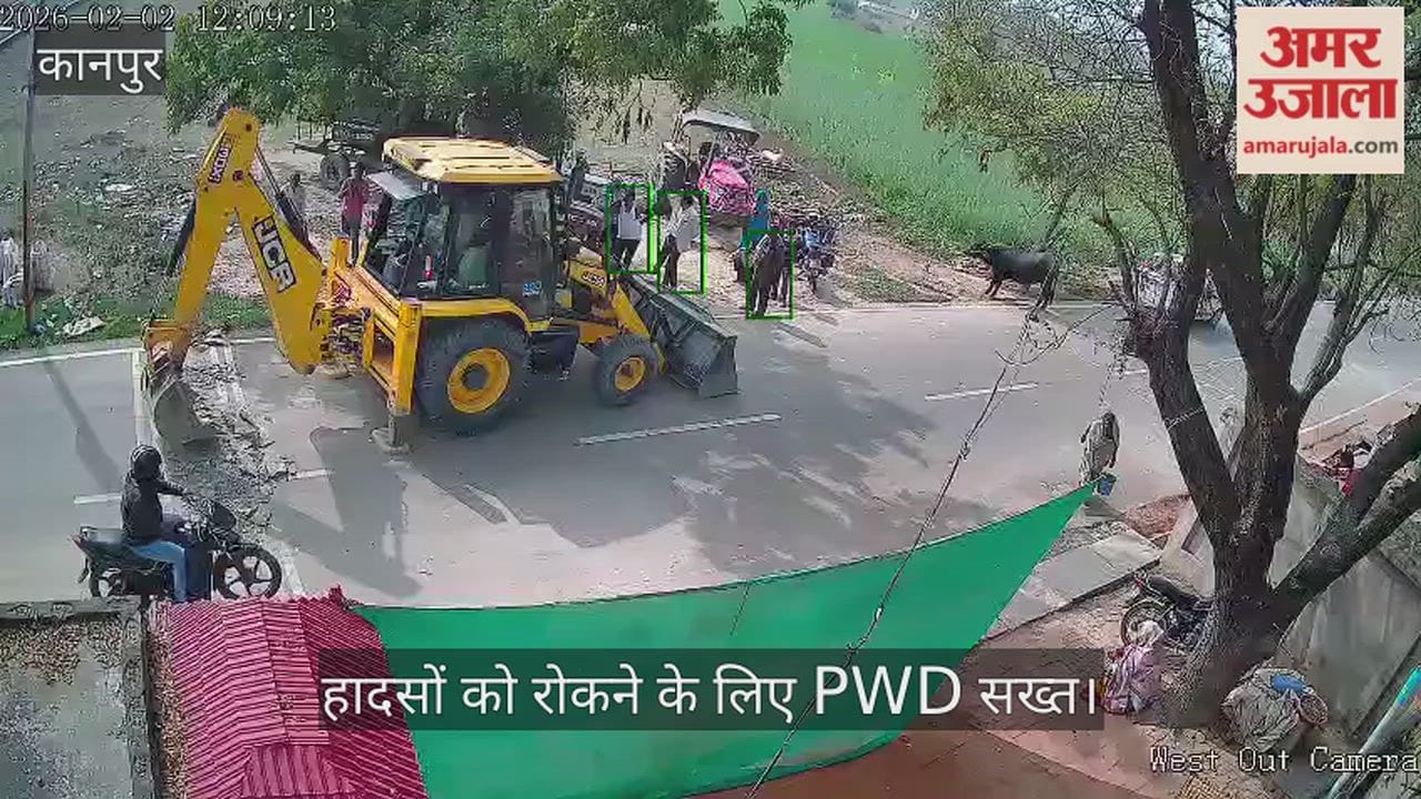 कानपुर: भीतरगांव में अवैध कब्जों पर चला बुलडोजर, बारीगांव के पास ग्रामीणों द्वारा बनाए ब्रेकर ध्वस्त