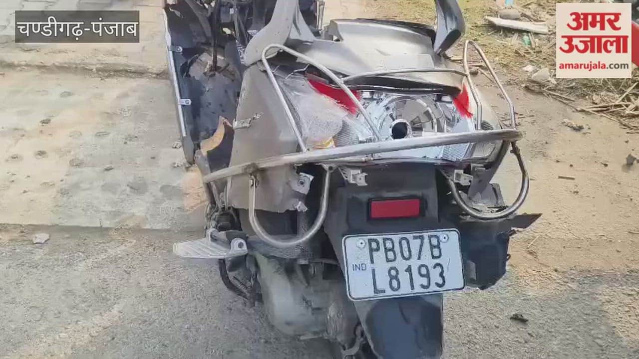 Four young men riding scooter were killed in car collision in Hoshiarpur