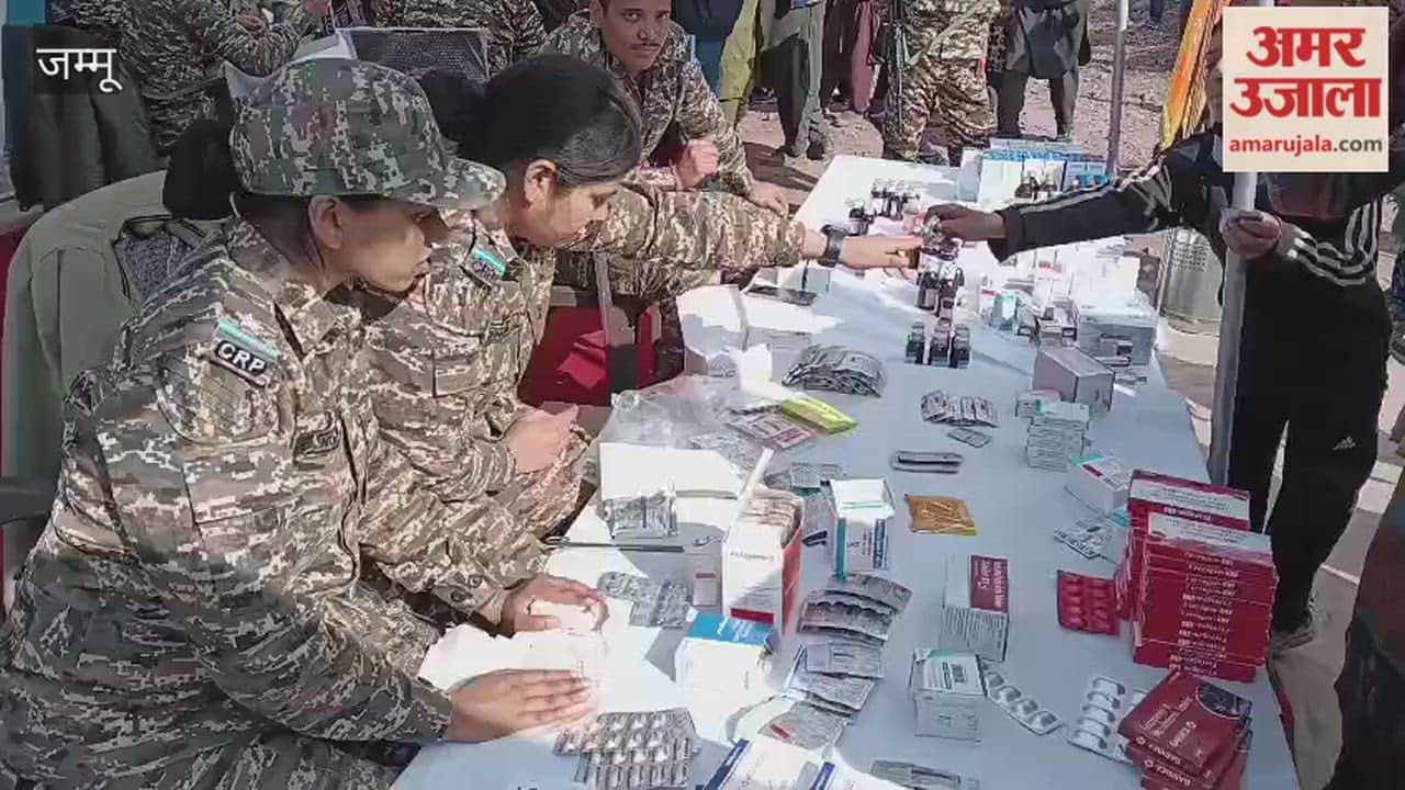 126th Battalion of CRPF organised a medical camp in Narkot, Reasi.