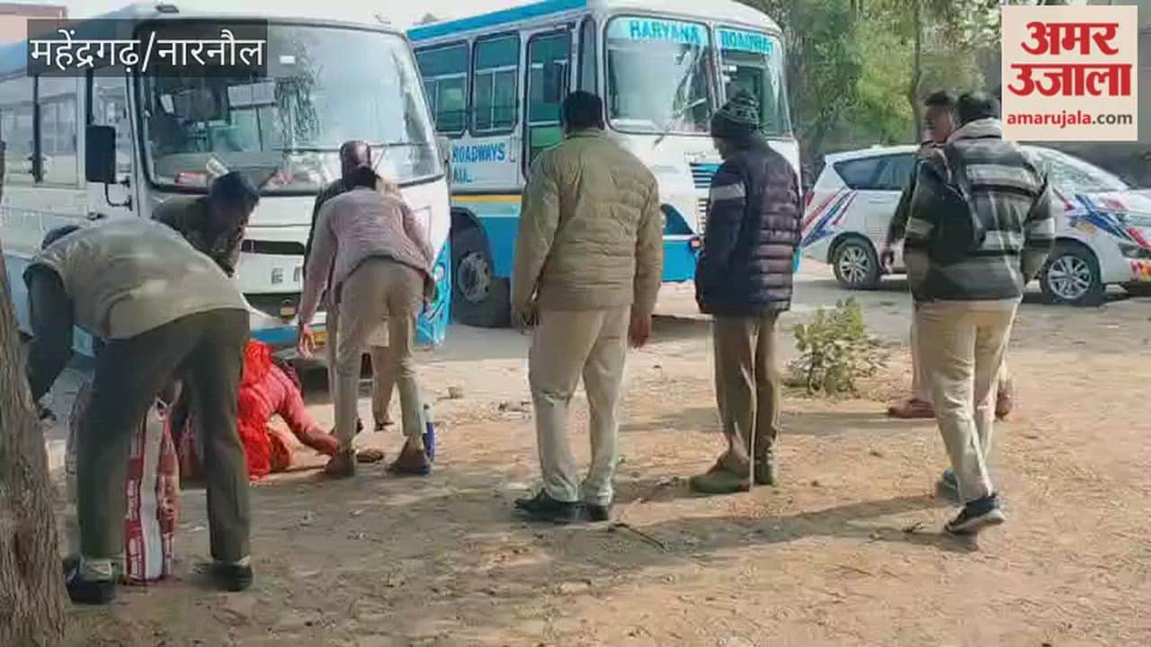 woman was found in a drunken state on a bus in Mahendragarh, leading to a confrontation between teams from two police stations