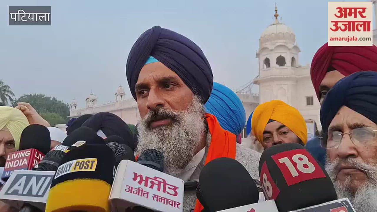 Vikram Singh Majithia speaking at Gurdwara Dukh Niwaran Sahib