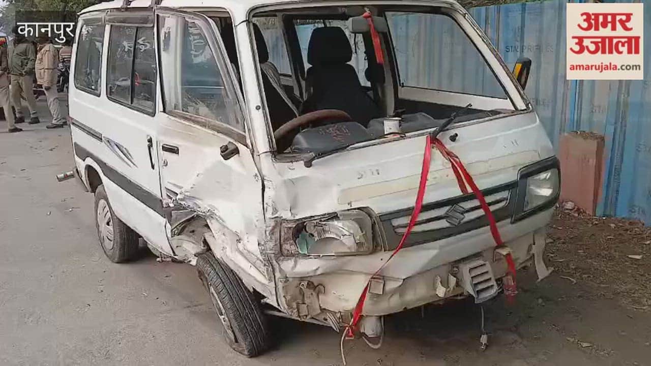 woman driving a car collided with another vehicle, causing extensive damage