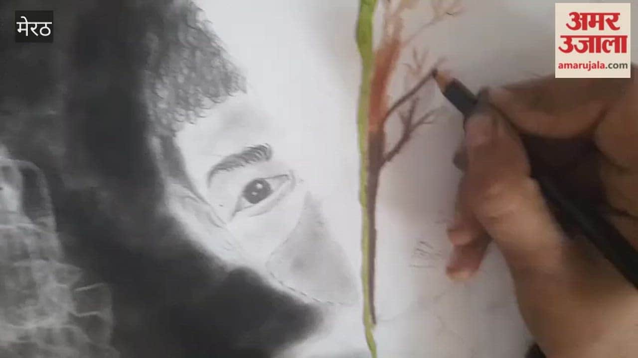 Meerut: Students participated in painting and essay competition