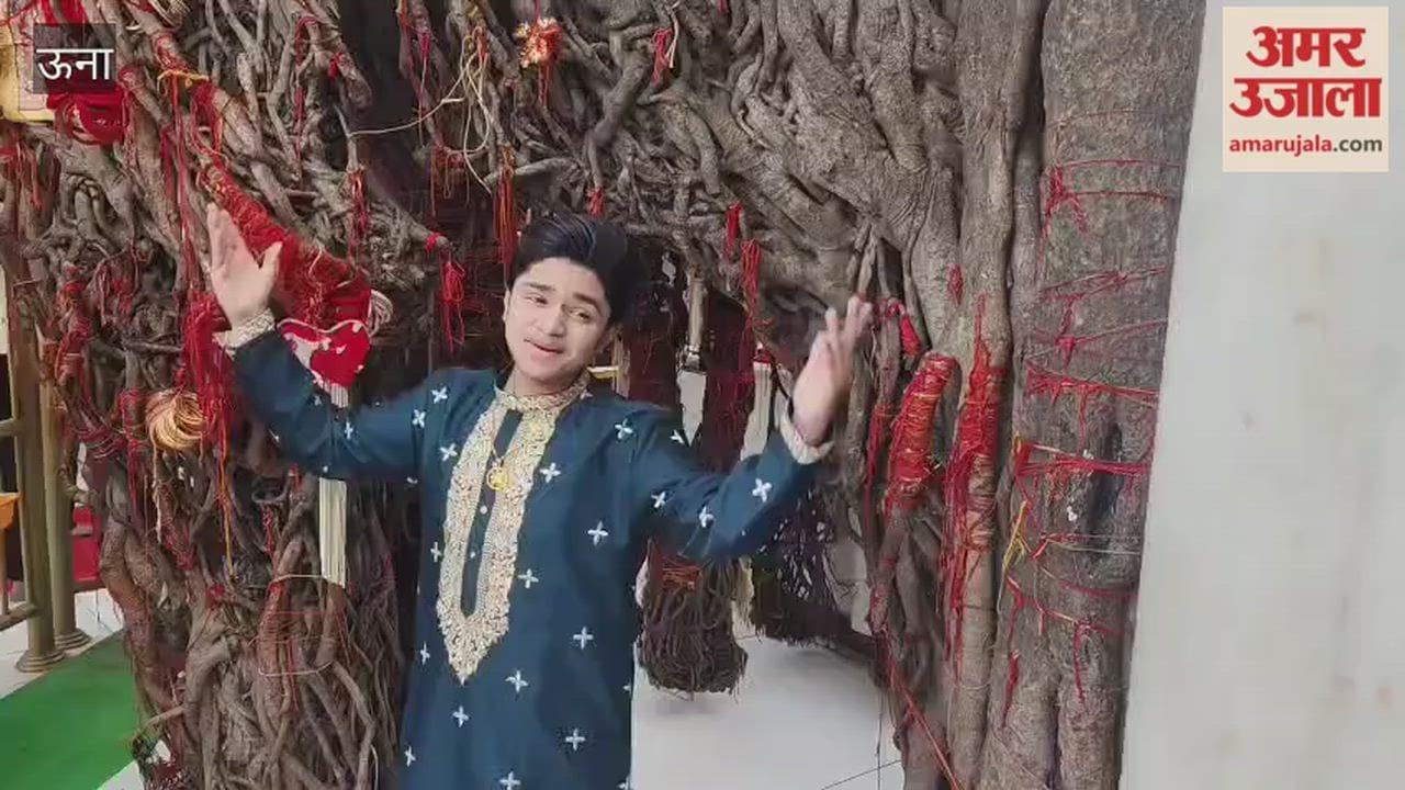 Una Bhajan singer Vanshraj shot a new devotional song at the court of Mata Chintpurni; it will be released during Navratri