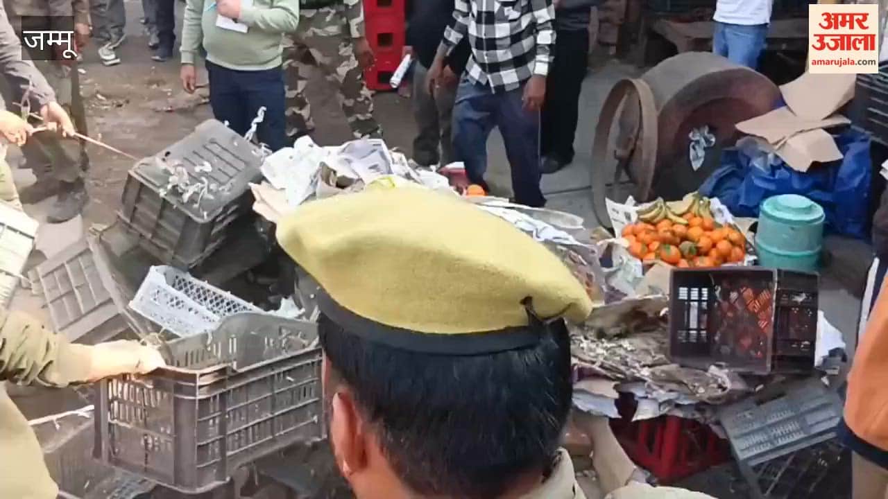 On the instructions of DC Ayushi Sudan, illegal carts of shopkeepers were removed from the market.