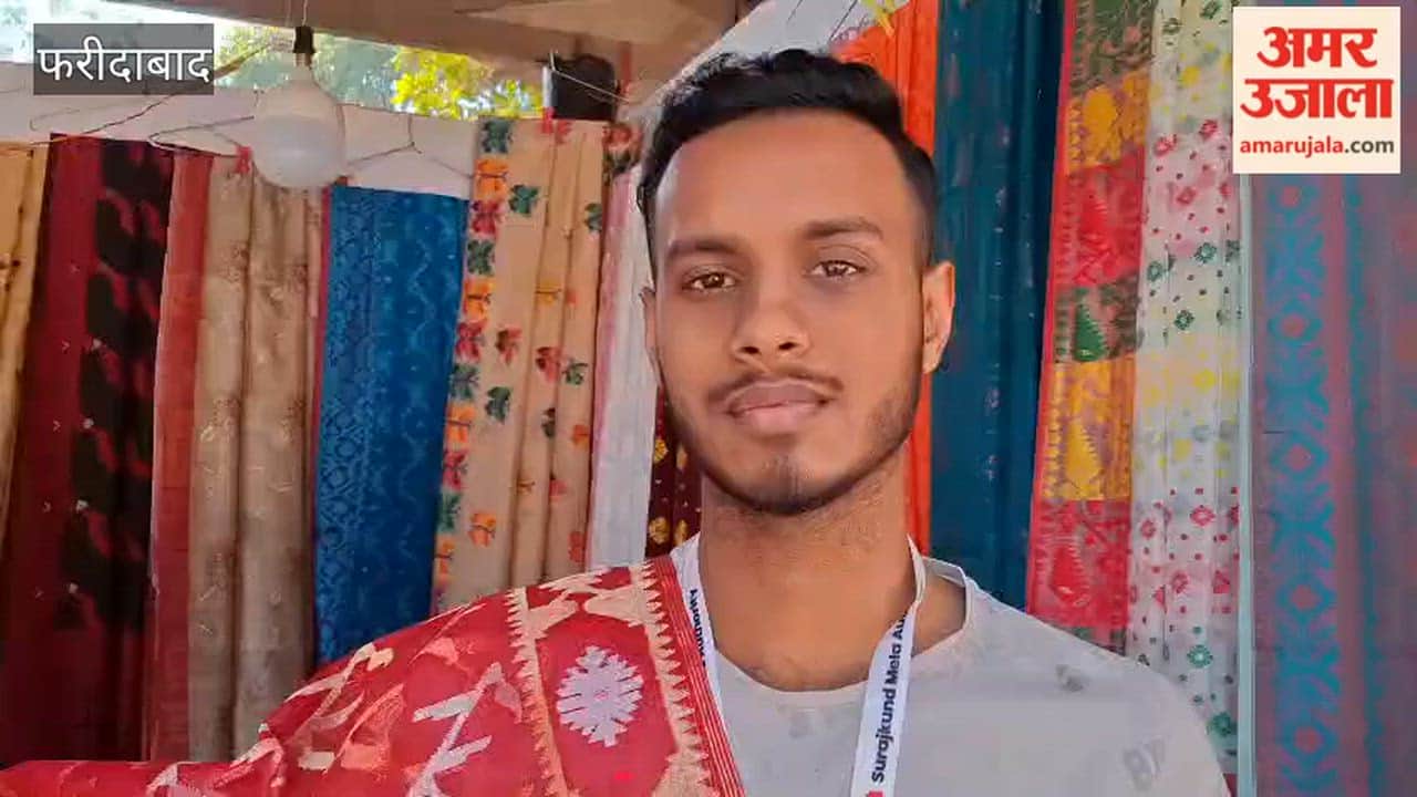 The stall selling Bangladeshi Jamdani sarees was a topic of discussion at the fair.