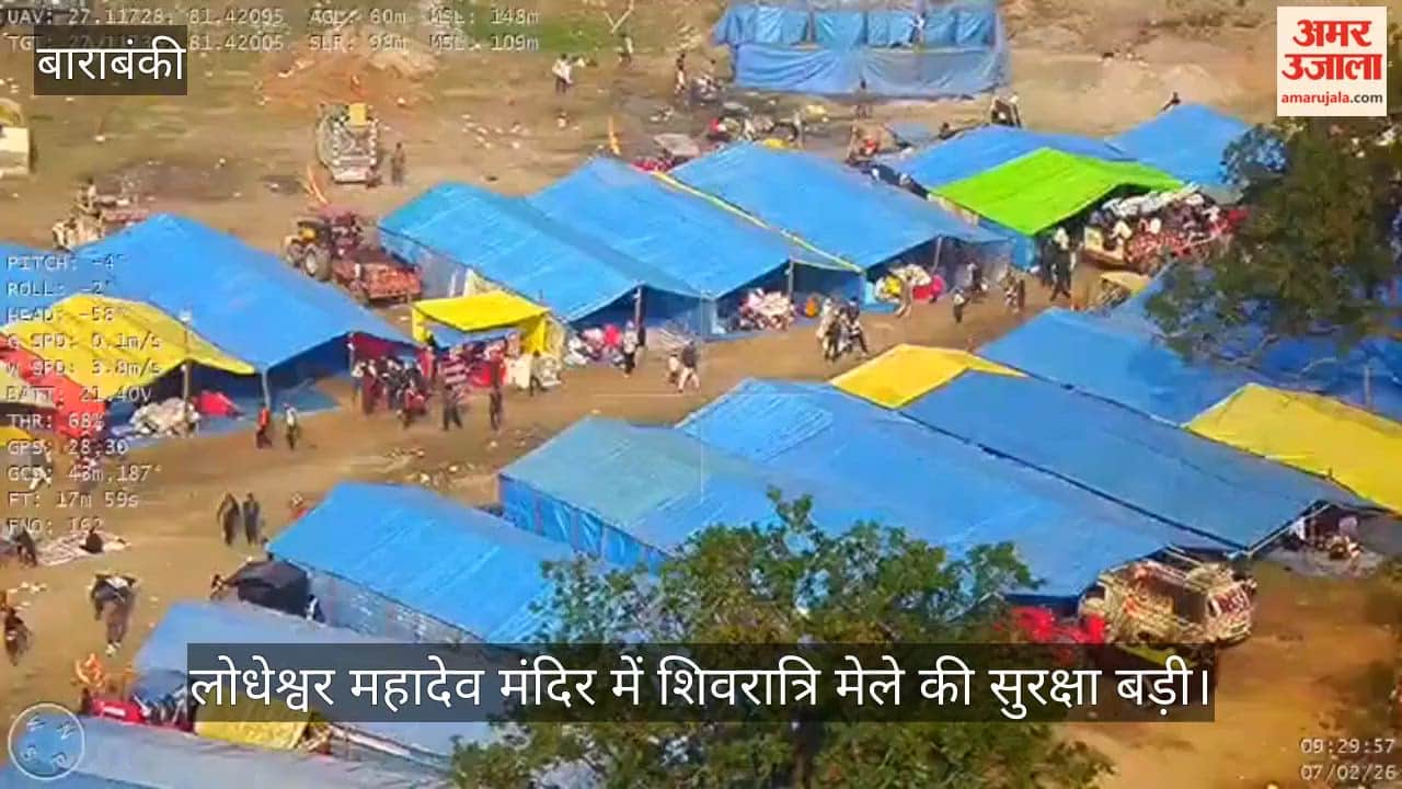 लोधेश्वर महादेव मंदिर में शिवरात्रि मेले की सुरक्षा बड़ी, ड्रोन से शुरू हुई रियल टाइम निगरानी