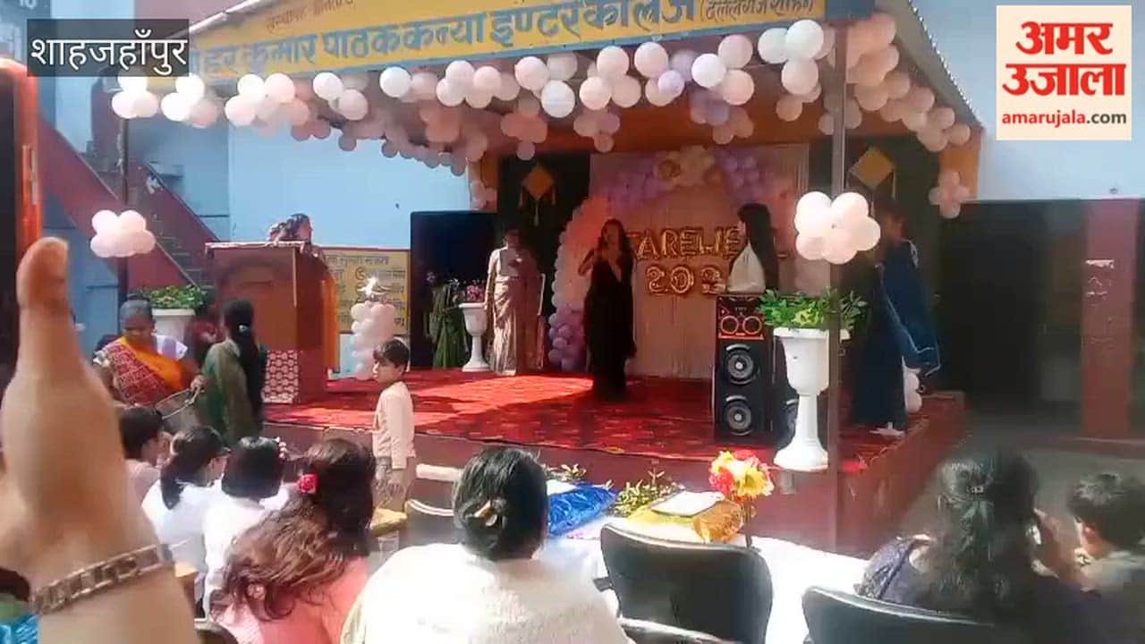 Students created a sensation with their colorful performances at the farewell ceremony