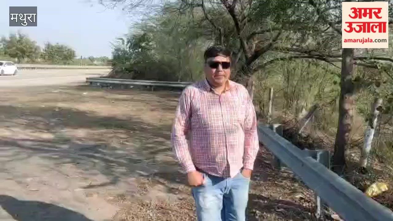 Fencing disappears from Yamuna Expressway
