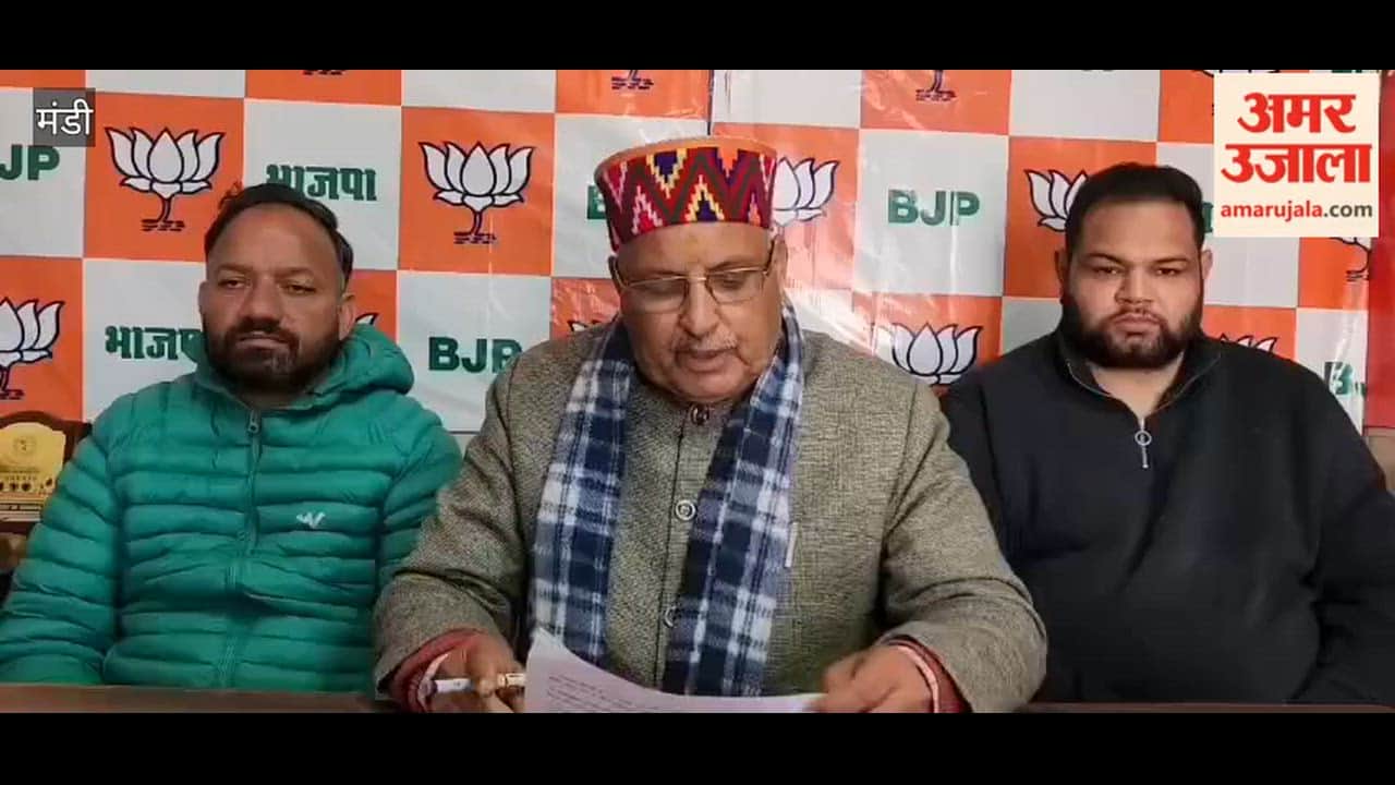 Mandi MLA Inder Singh Gandhi said the central government is accelerating development, while the state government is inactive