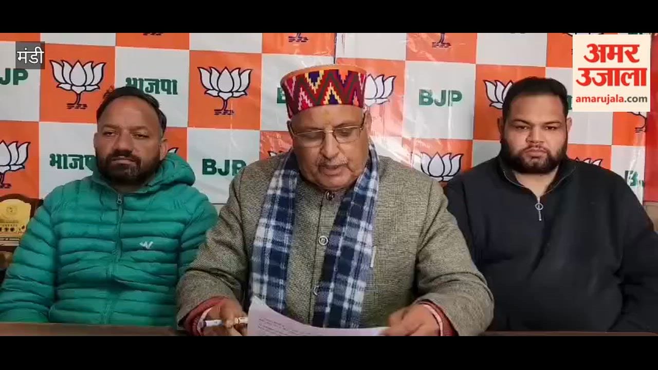 Mandi MLA Inder Singh Gandhi said the central government is accelerating development, while the state government is inactive