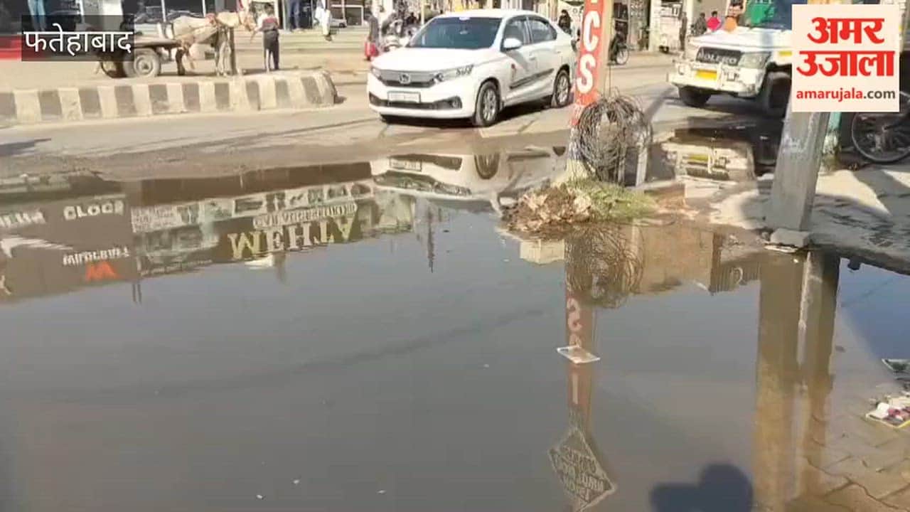 In Tohana, Fatehabad, sewage water is mixing with the drinking water supply, and residents have appealed to the administration for help.