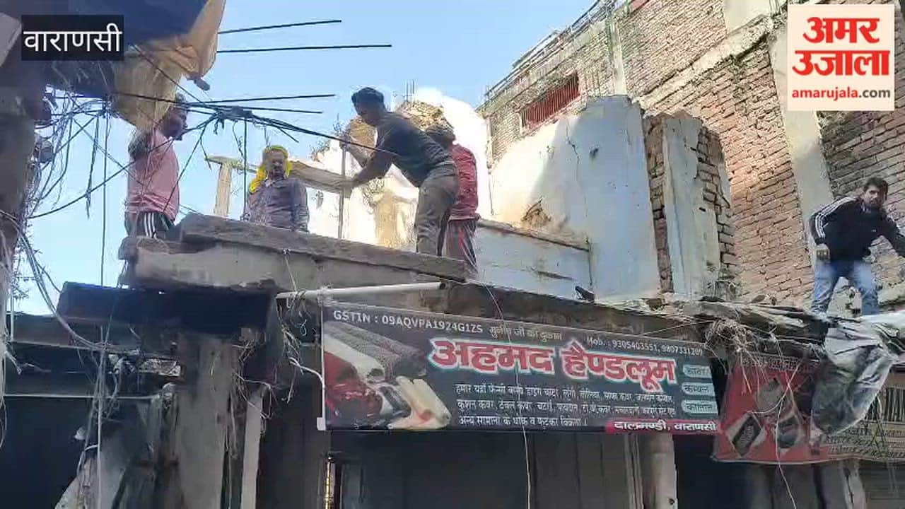 Demolition work has resumed once again in Dalmandi varanasi