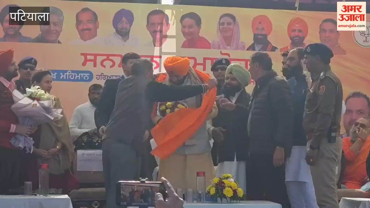 Haryana CM Nayab Saini arrived in Sanaur.