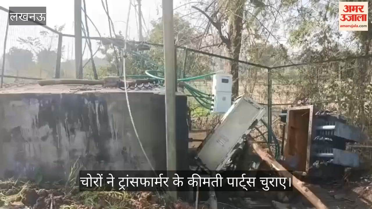 VIDEO:11,000 वोल्ट लाइन को बंद कर चोरों ने ट्रांसफार्मर के कीमती पार्ट्स चुराए
