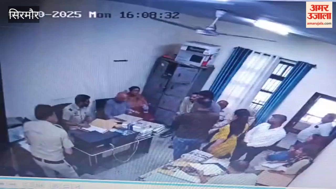 Sirmour Police are taking one-sided action in a land dispute assault took place inside the police station