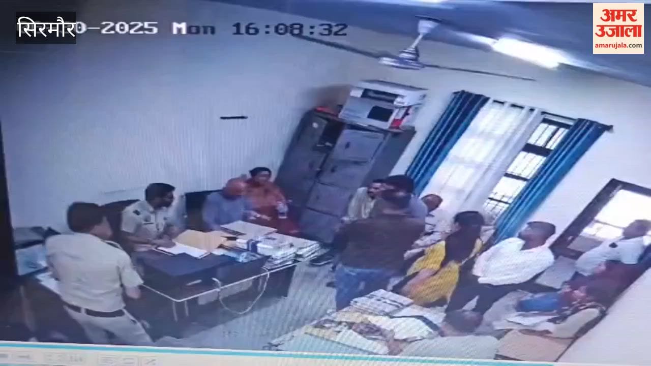 Sirmour Police are taking one-sided action in a land dispute assault took place inside the police station