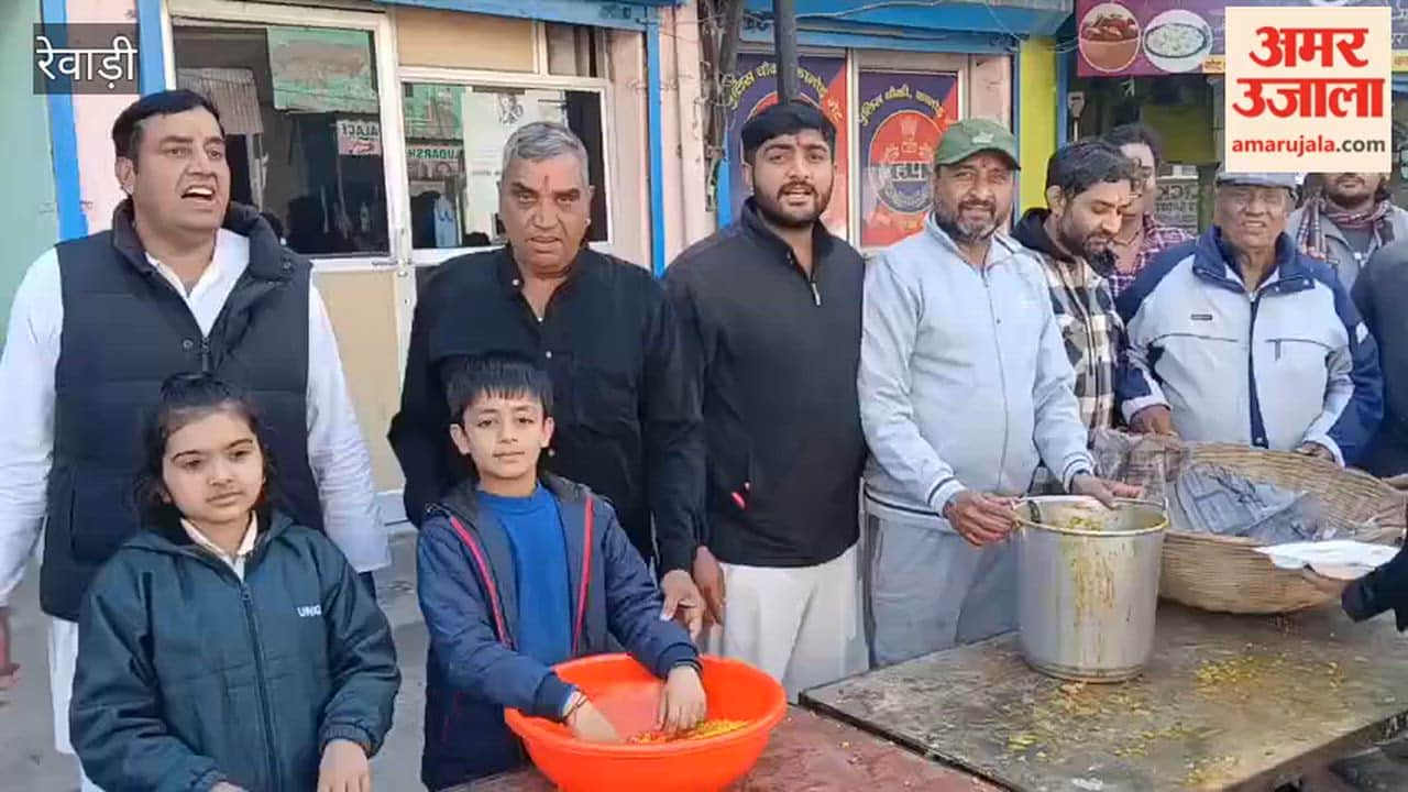 A community feast was organized in Rewari on the sixth death anniversary of Rao Jaynarayan Kaluwas.