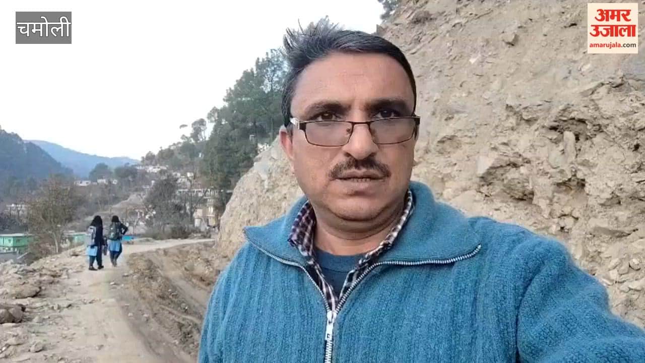 Tharali: The water from the pond built above the community health center was drained by constructing a drainage channel.