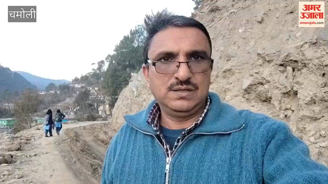 Tharali: The water from the pond built above the community health center was drained by constructing a drainage channel.