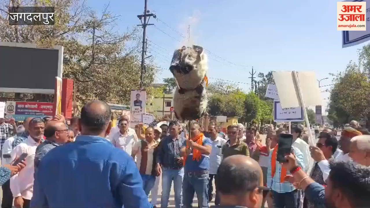 The Brahmin community in Jagdalpur has launched a protest burning effigies of the director and actors