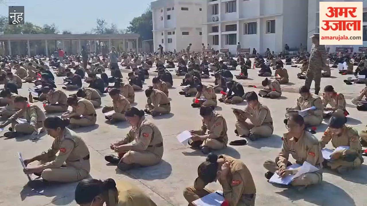 NCC Girls Cadets B Category Exam Concludes in Nuh