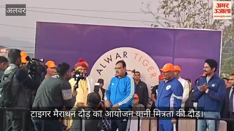 Alwar: अंतरराष्ट्रीय टाइगर मैराथन में 9 देश के 31 धावक शामिल, 18 हजार लोगों ने लगाई दौड़, CM ने दिखाई झंडी