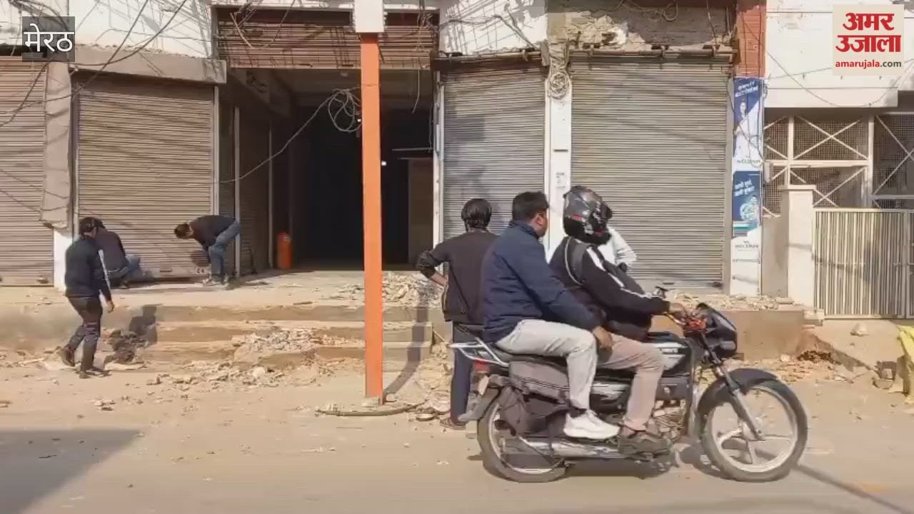 Meerut: Traders worried due to fear of demolition, still hoping for help
